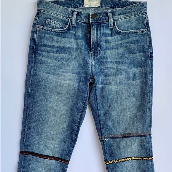 Current/Elliott Embellished Jeans 27 - Picture 3 of 6